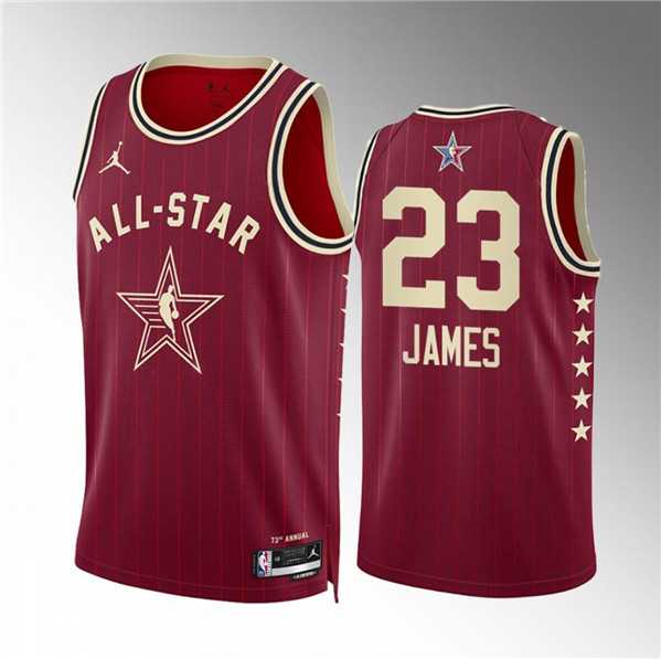 Men's 2024 All-Star #23 LeBron James Crimson Stitched Basketball Jersey,We sell and wholesale Men's 2024 All-Star #23 LeBron James Crimson Stitched Basketball Jersey on line form chian!
